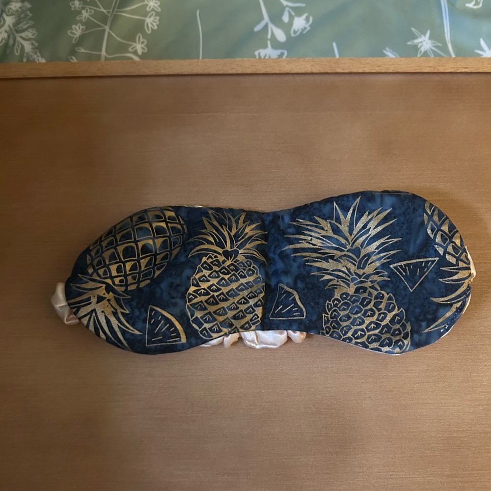 Pineapple Pattern Sleep Mask